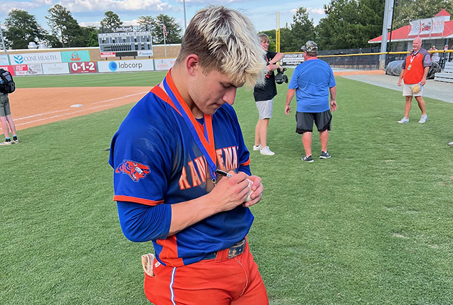 UNC baseball commitment Brooks Brannon ties his father's high school single  season home runs record - Tar Heel Times - 6/3/2022